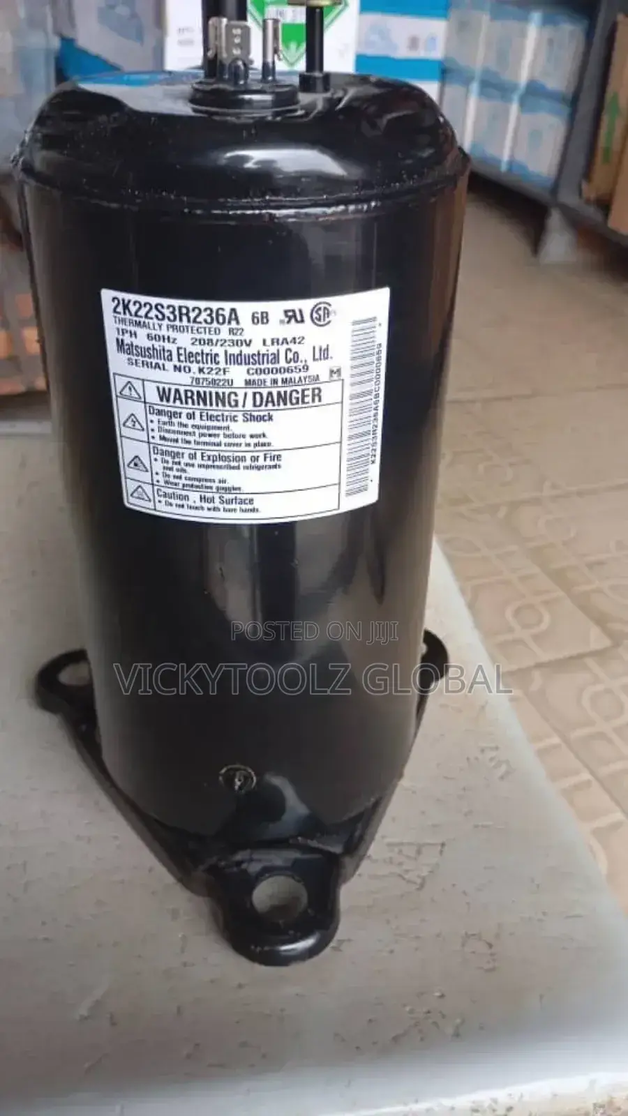 Panasonic Rotary Compressor for Air Conditioning and Refrigeration 2hp