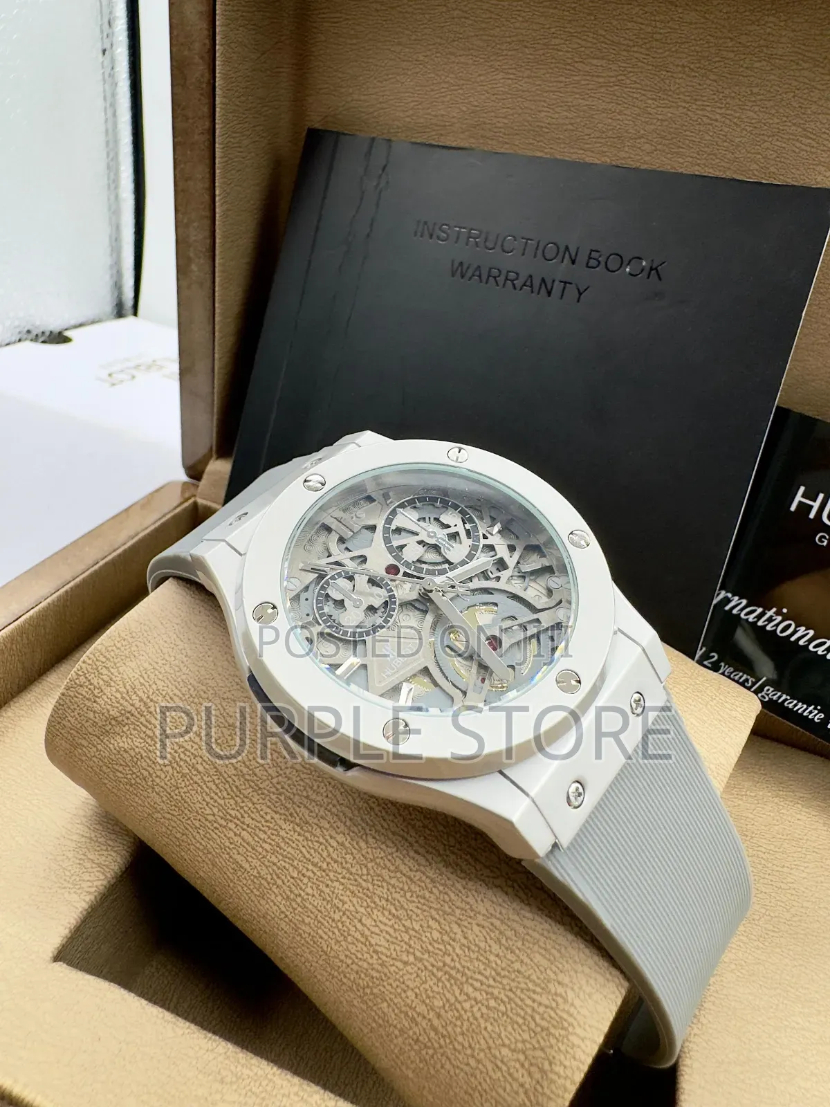 Hublot Quality Rubber Strap Watch