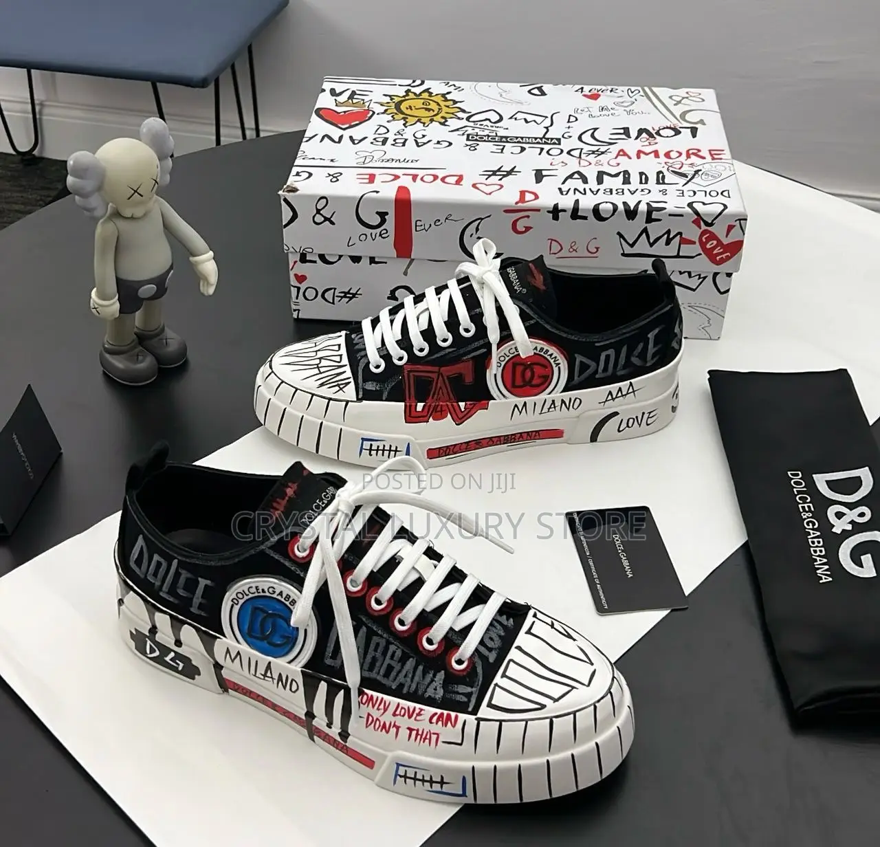 Dolce Gabbana Quality Luxury Men Sneakers