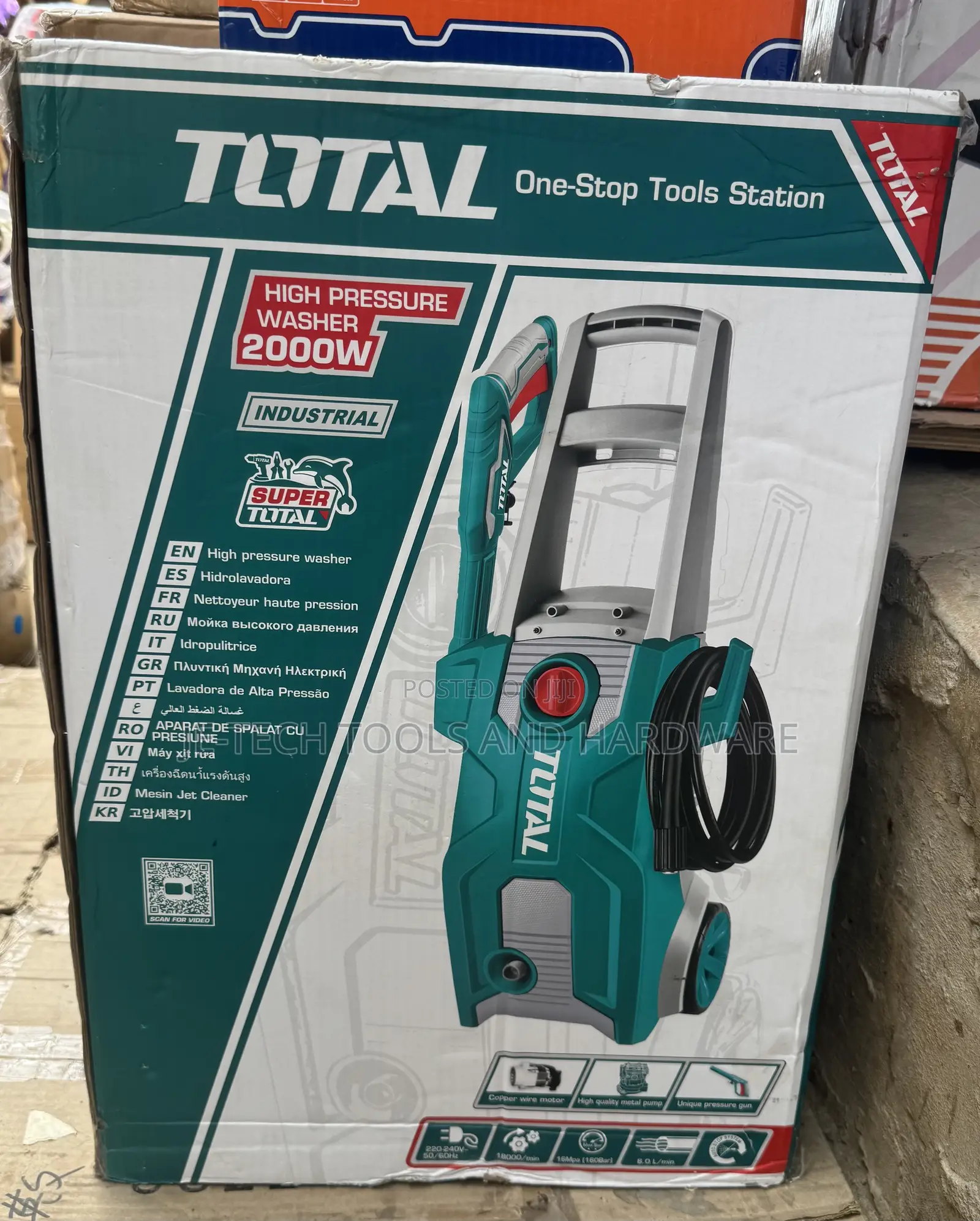 Total Industrial Pressure Washer 2000w
