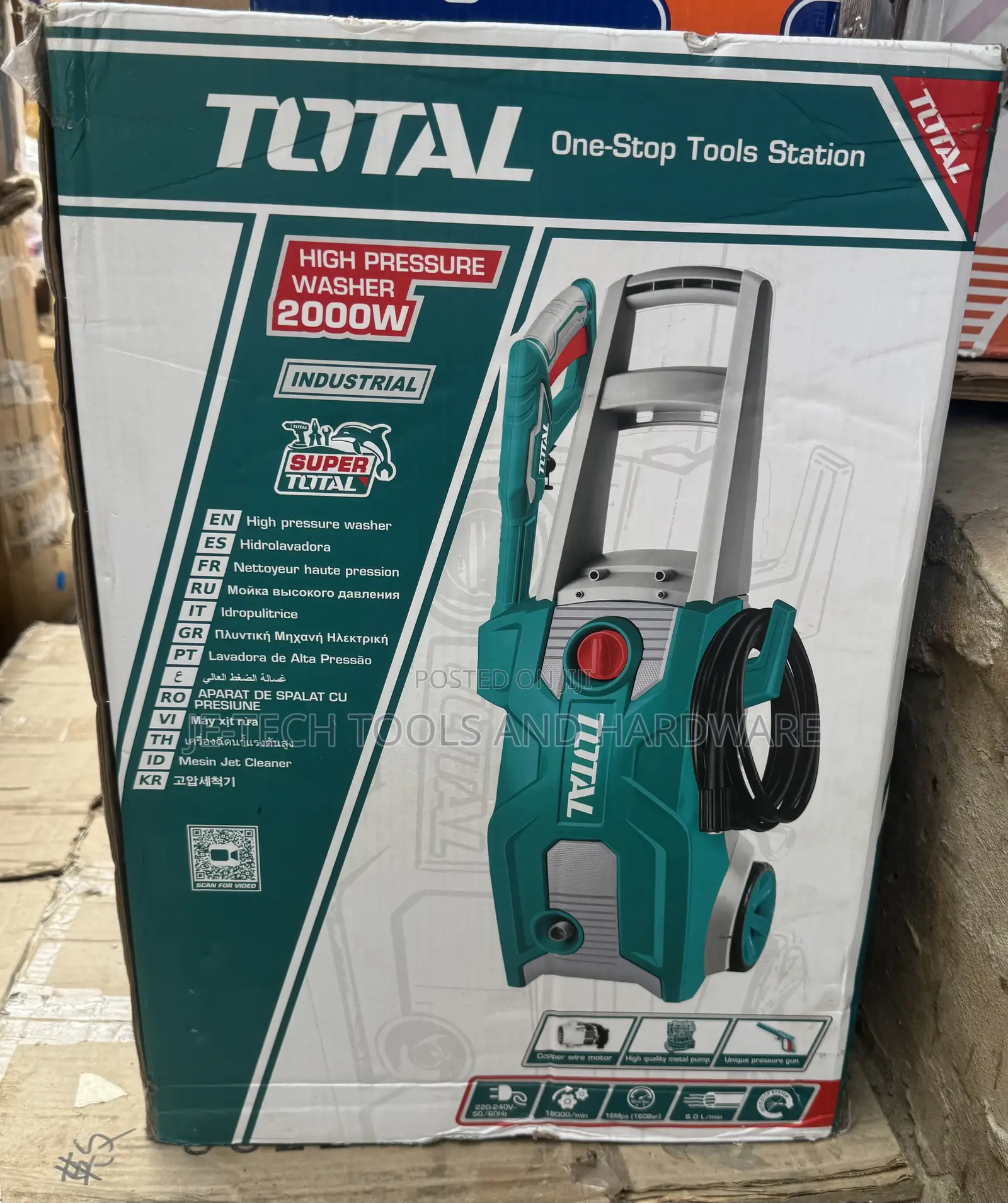 Total Industrial Pressure Washer 2000w
