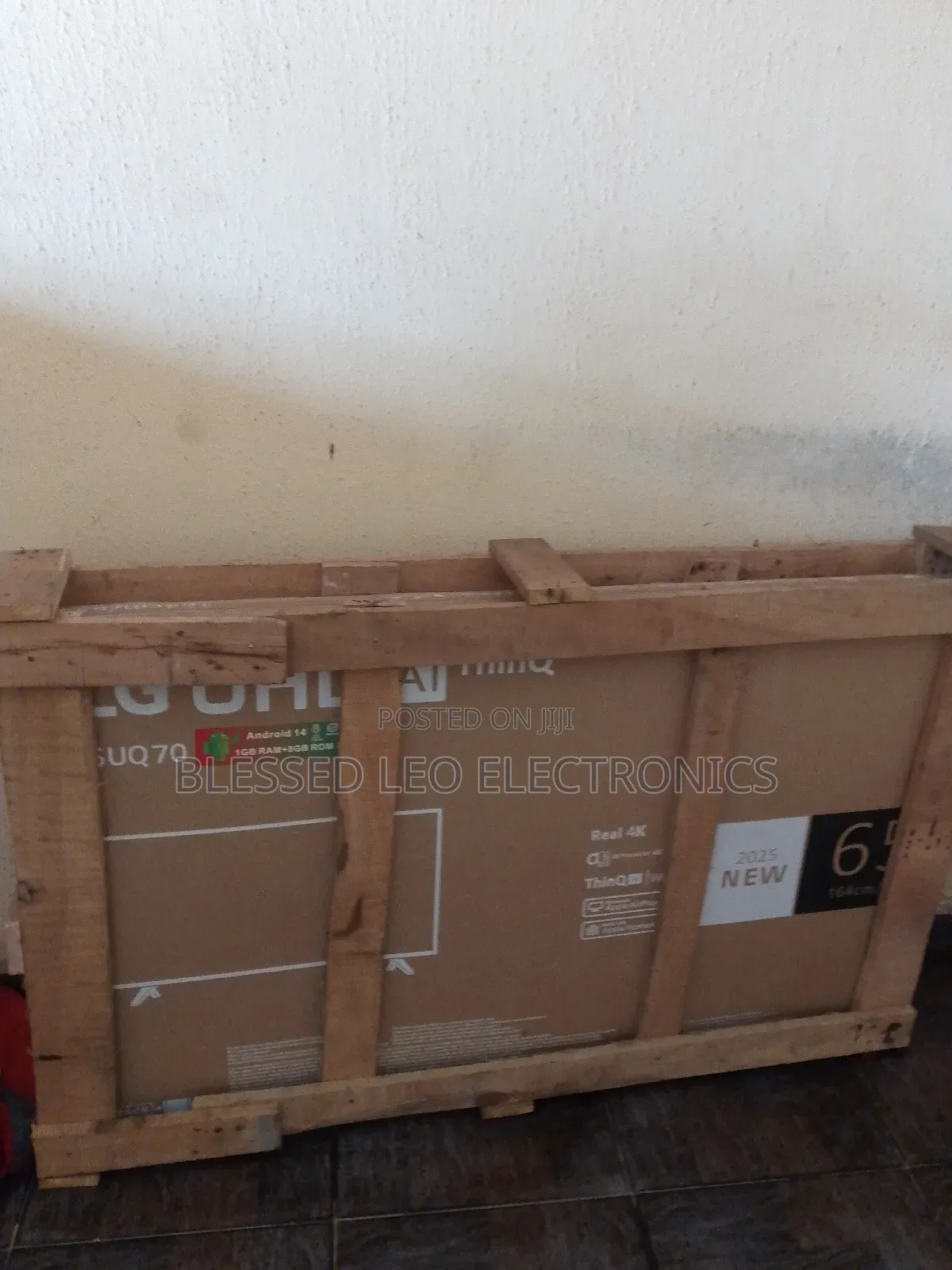 65 Inches Lg With Buildin V.O for Convenience