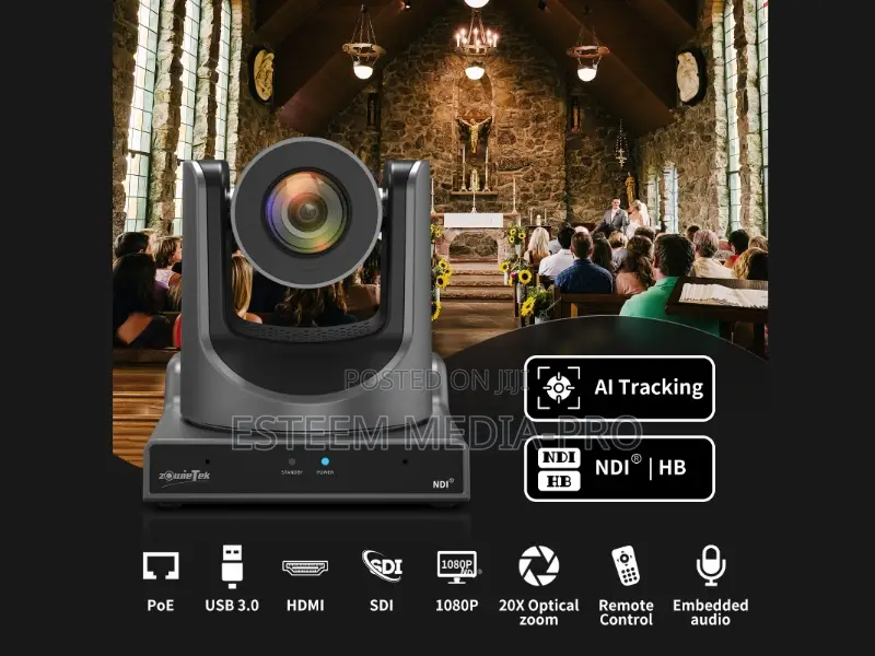 Zowietek Ai FHD Tracking PTZ Camera 20x