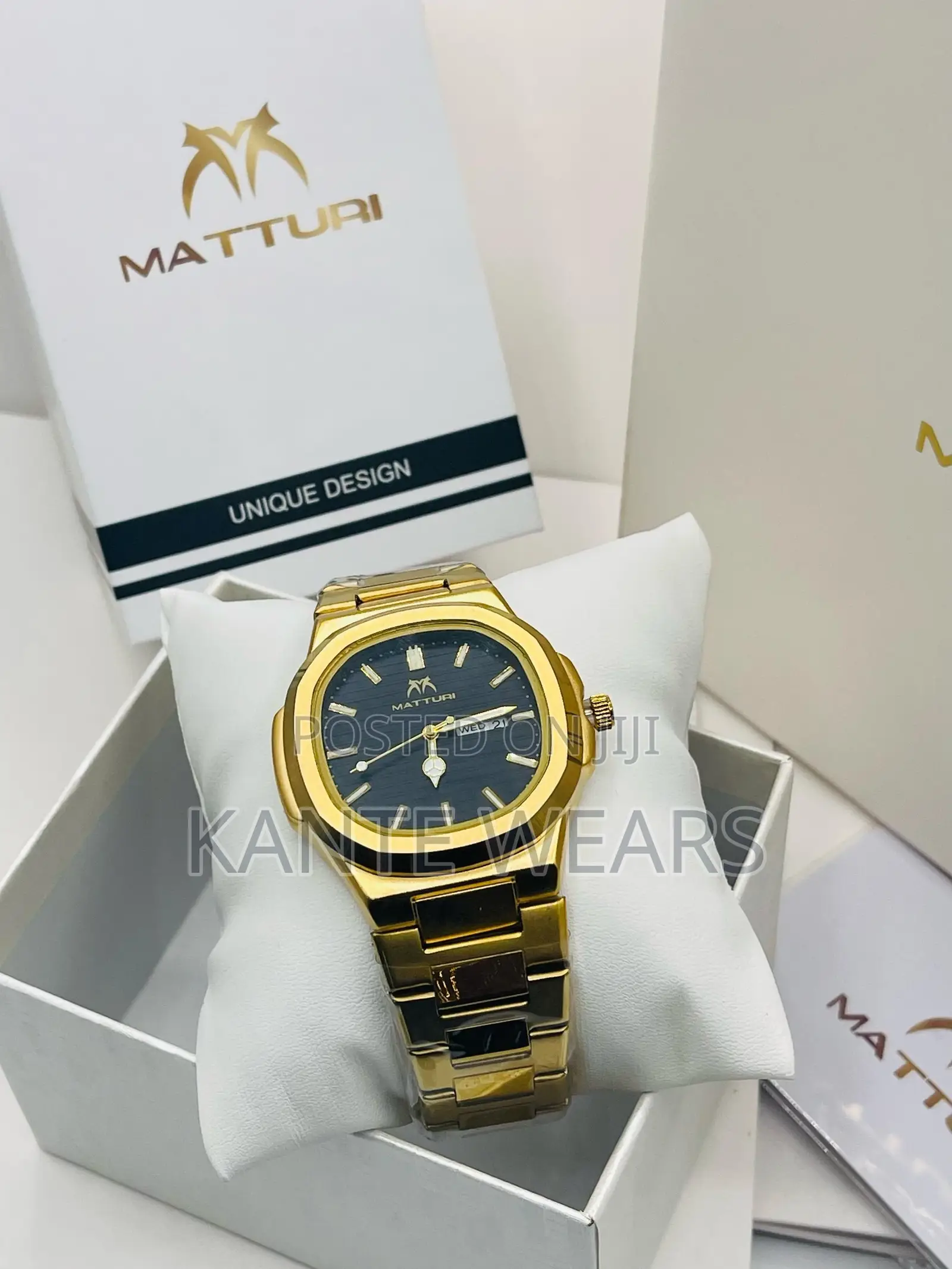 Maturri Waterproof Chain Wristwatch