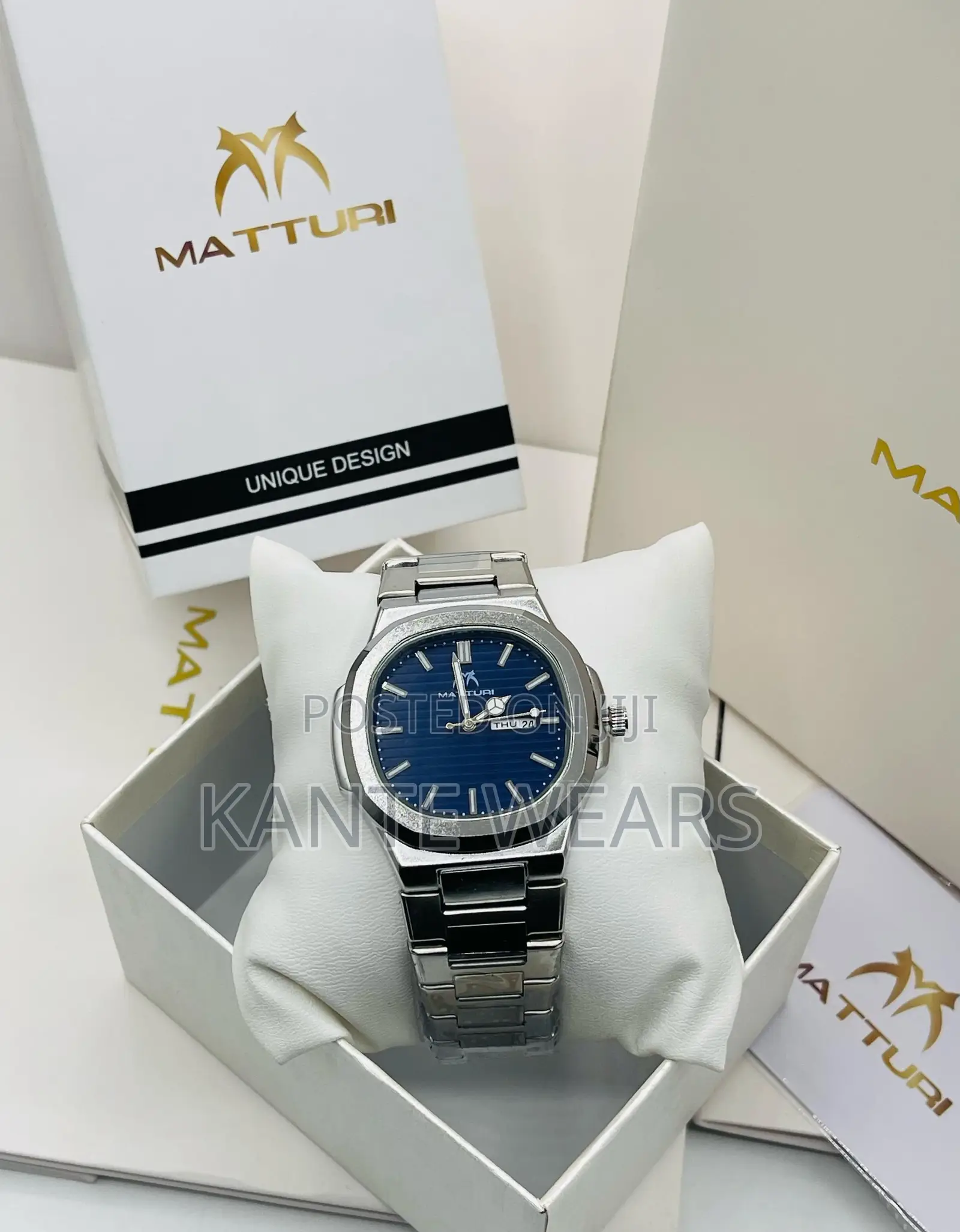 Maturri Waterproof Chain Wristwatch