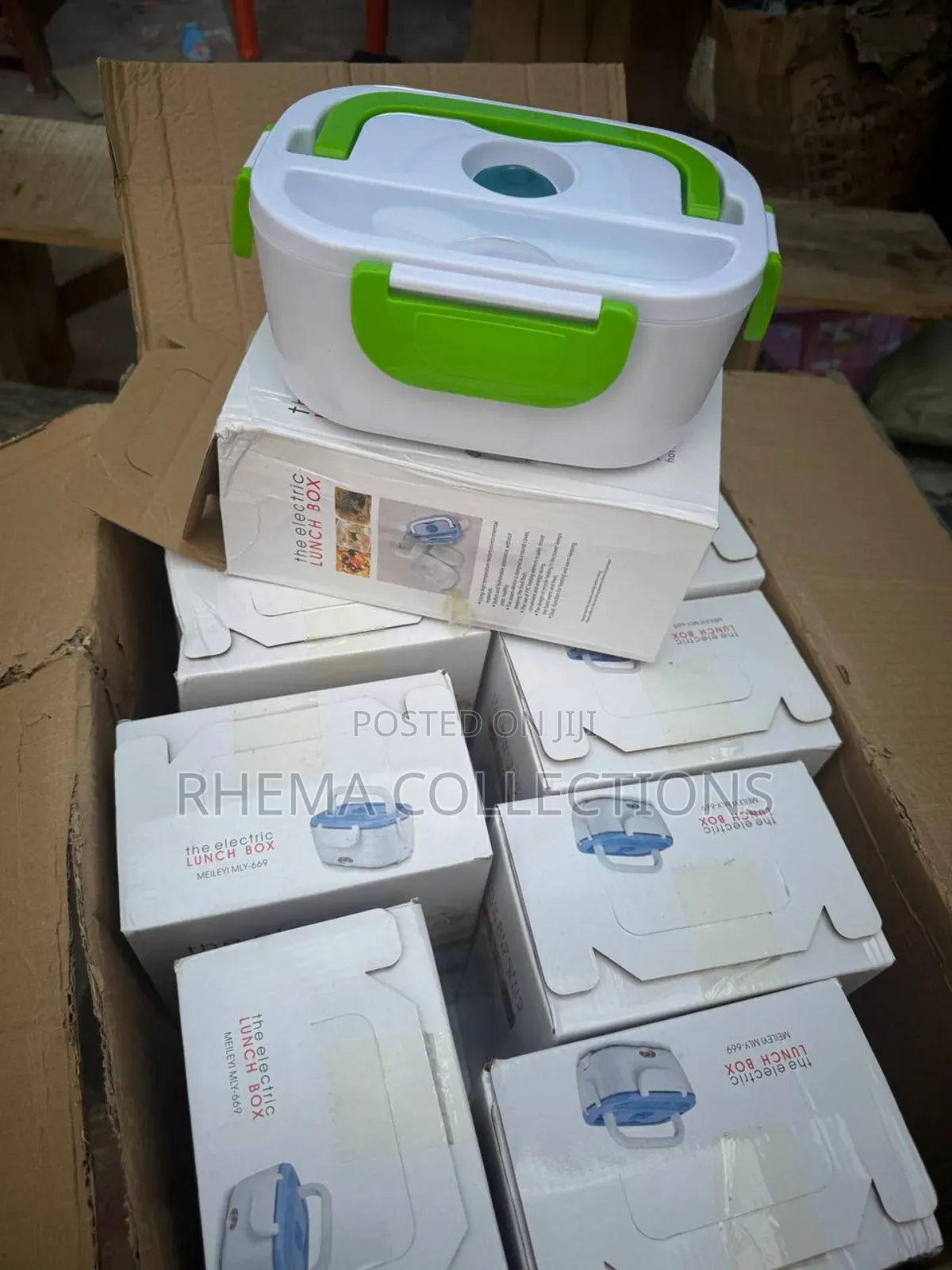 Electric Lunch Box With Plastic Inner