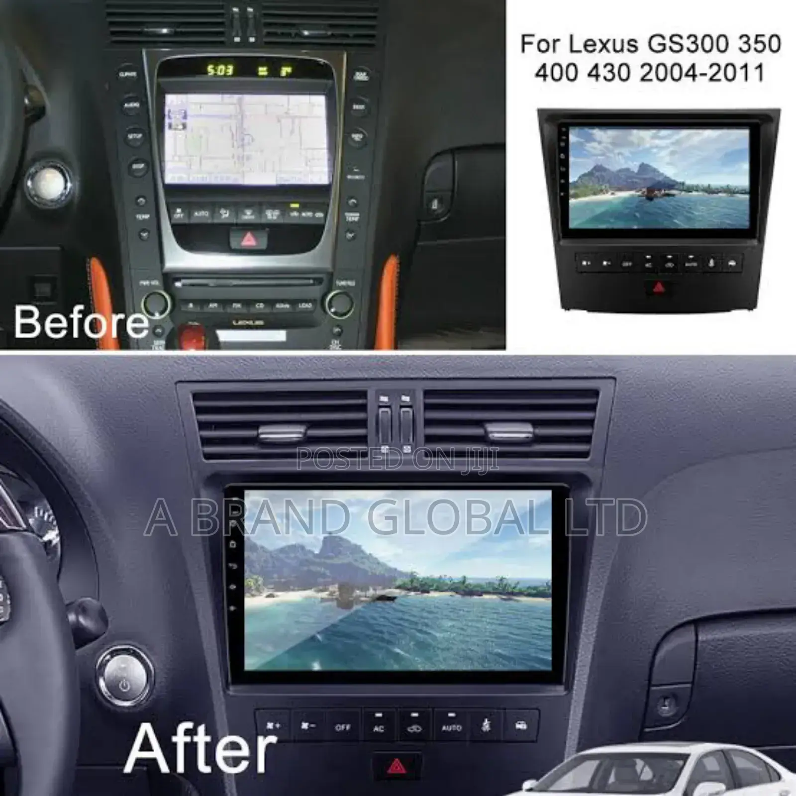 2006-2009 Lexus Gs 300/350 Android Navigation System