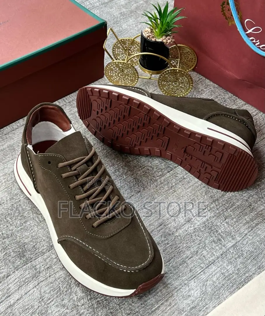 Original Loro Piana Leather Sneakers
