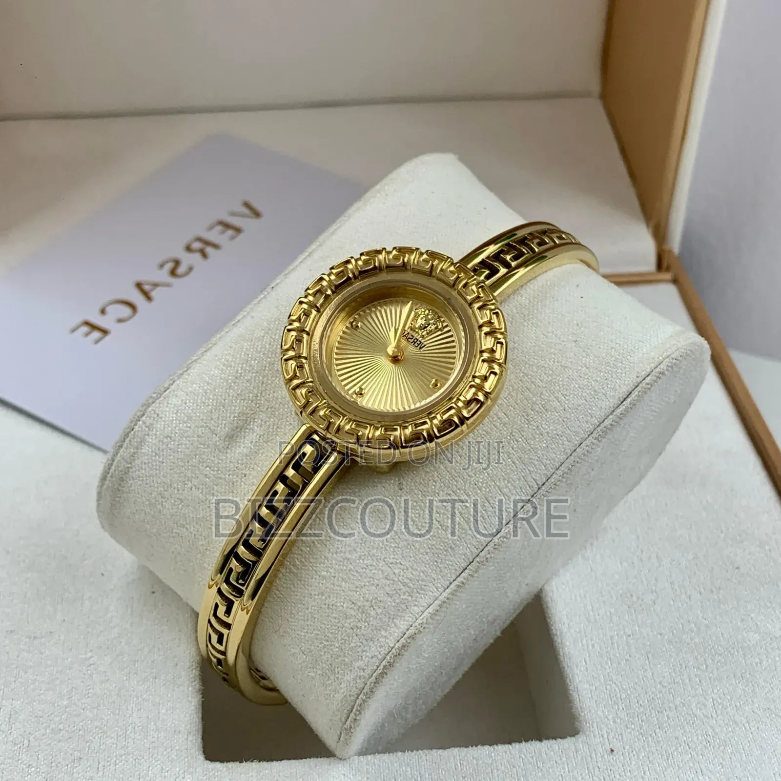 Original Versace Female's Gold Stainless Steel Watch