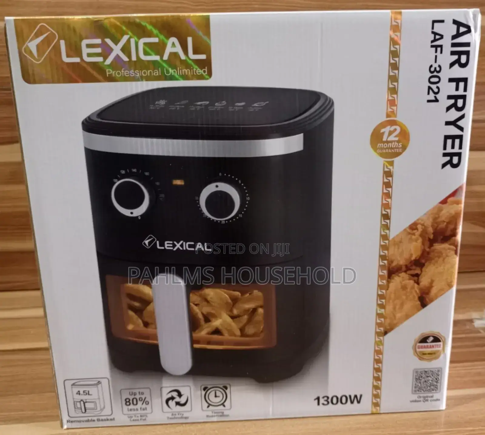 Lexical 4.5liters Air Fryer