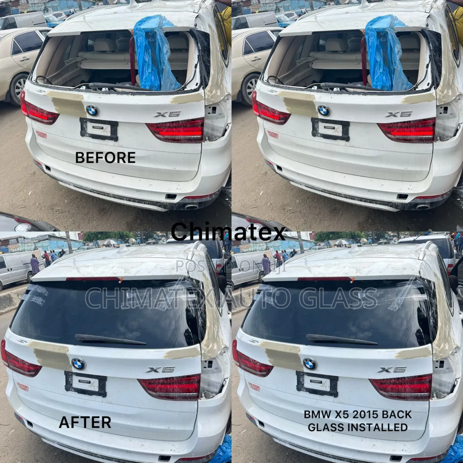 BMW X5 2016 Back Glass Available We Deliver Install