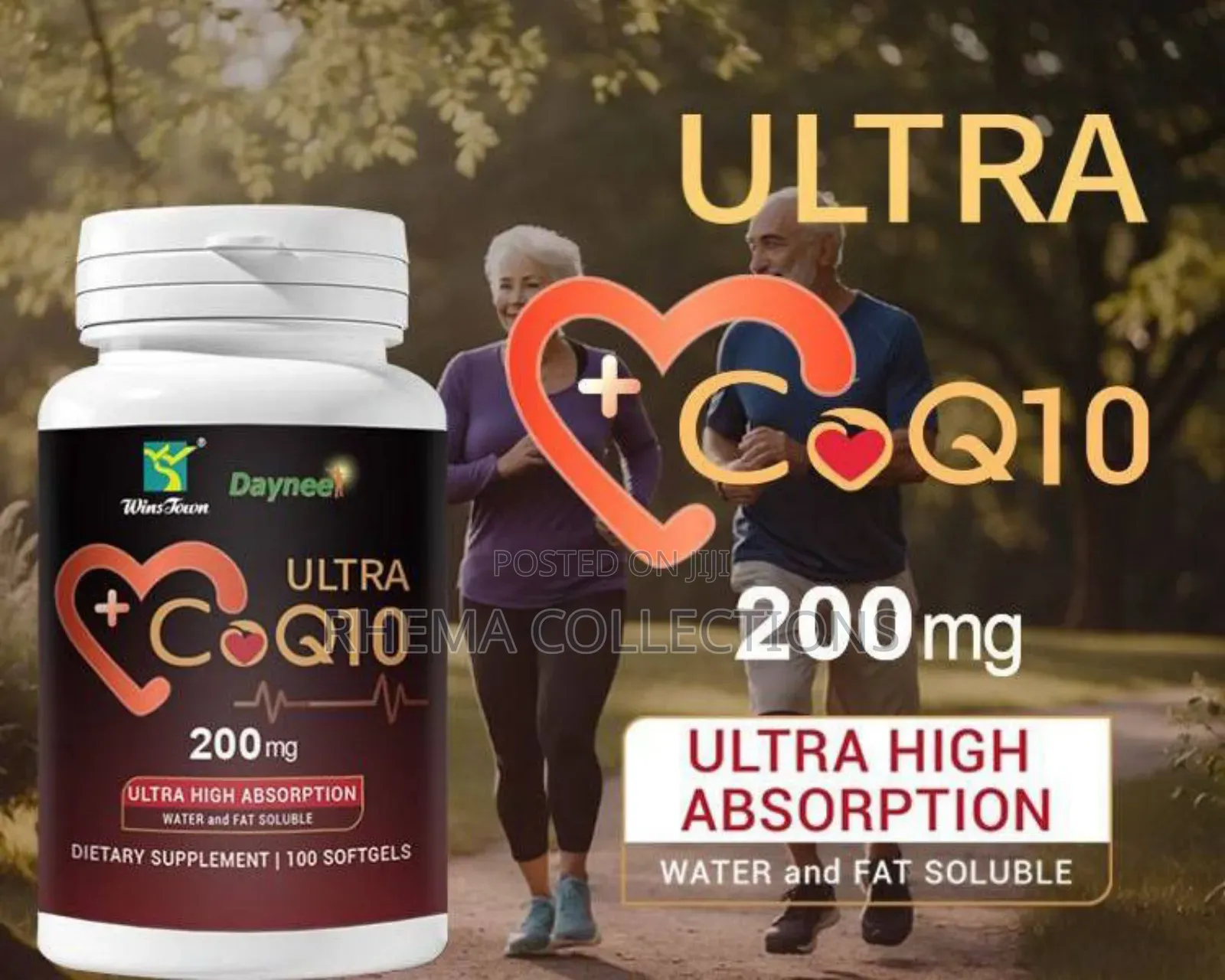 Ultra Coenzyme Q10 200mg Wellness Mini Softgel Capsules