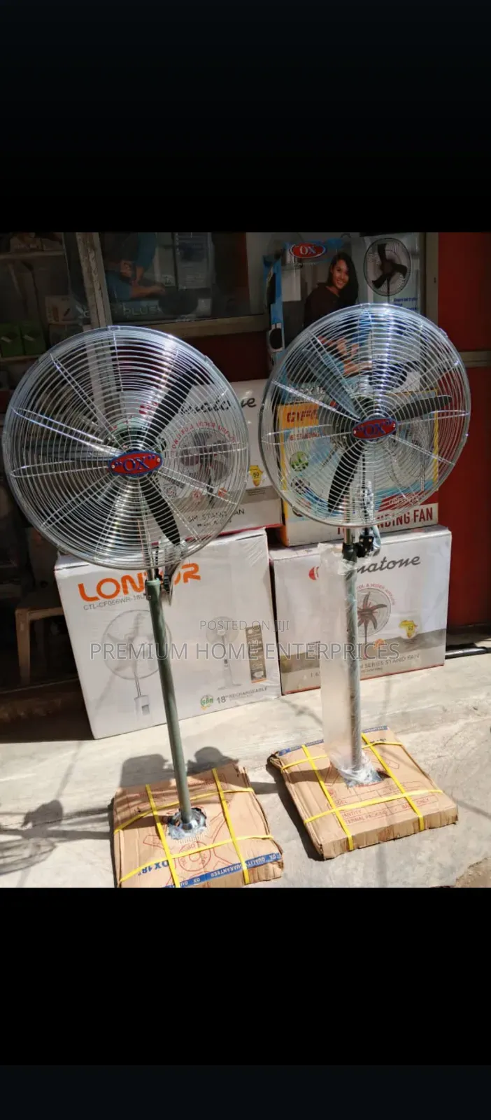 Ox Industrial Standing Fan 18 Inches