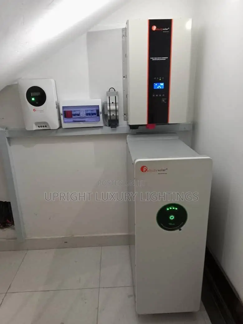 10kva Solar System Setup With 15kwh Lithium Battery Backup