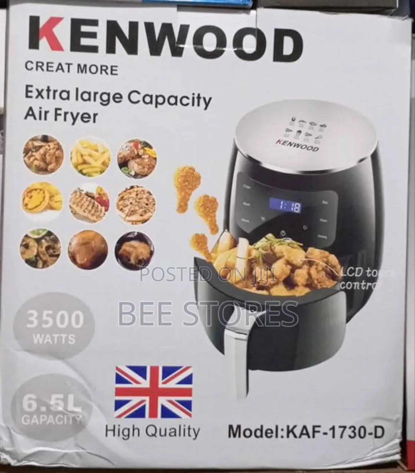6.5lts Kenwood Airfryer