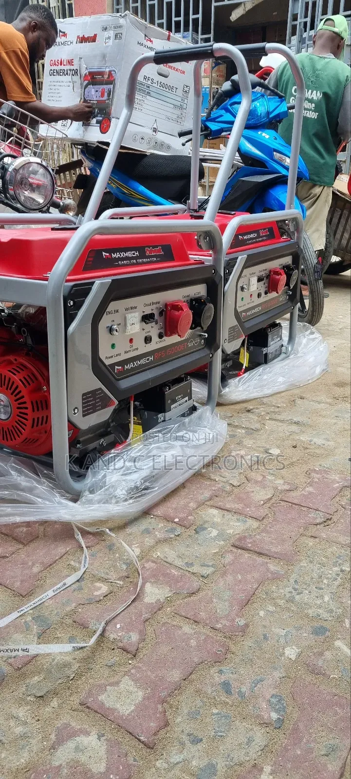 Maxmech 12.5kva Face Petrol Generator 100%Copper Wire