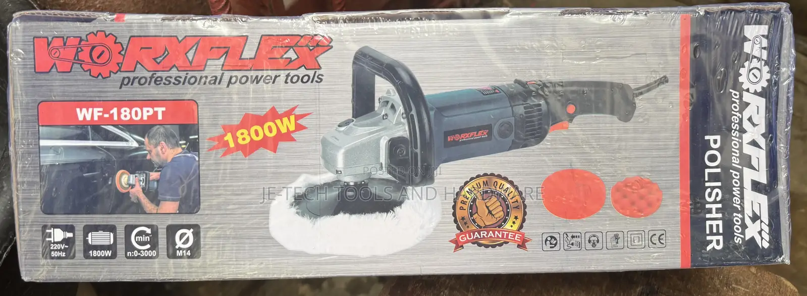 Buffing Machine Worxflex Polisher Machine 1800w
