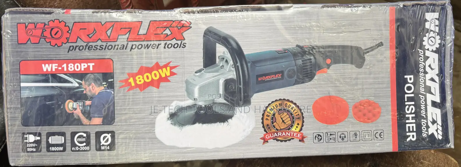 Buffing Machine Worxflex Polisher Machine 1800w