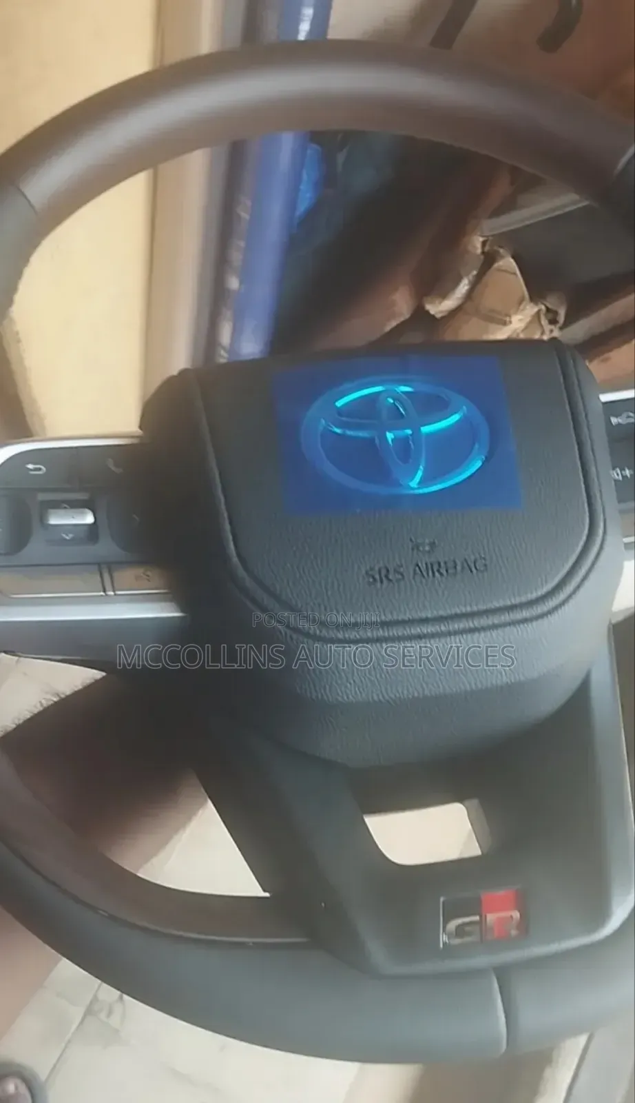 Gr Steering Wheel For Hilux, Prado, Highlander 2020 - 2024