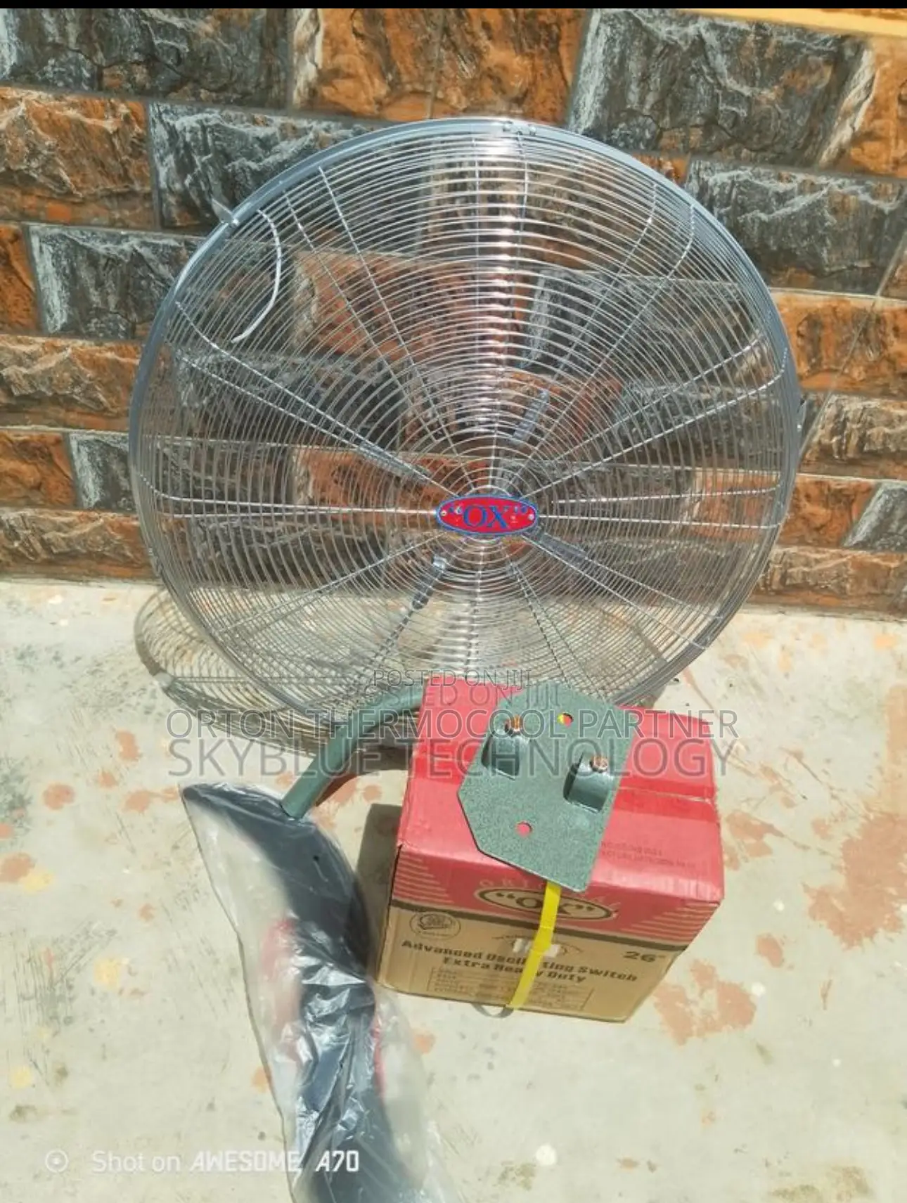 Ox Wall Industrial Fan 20 Inches