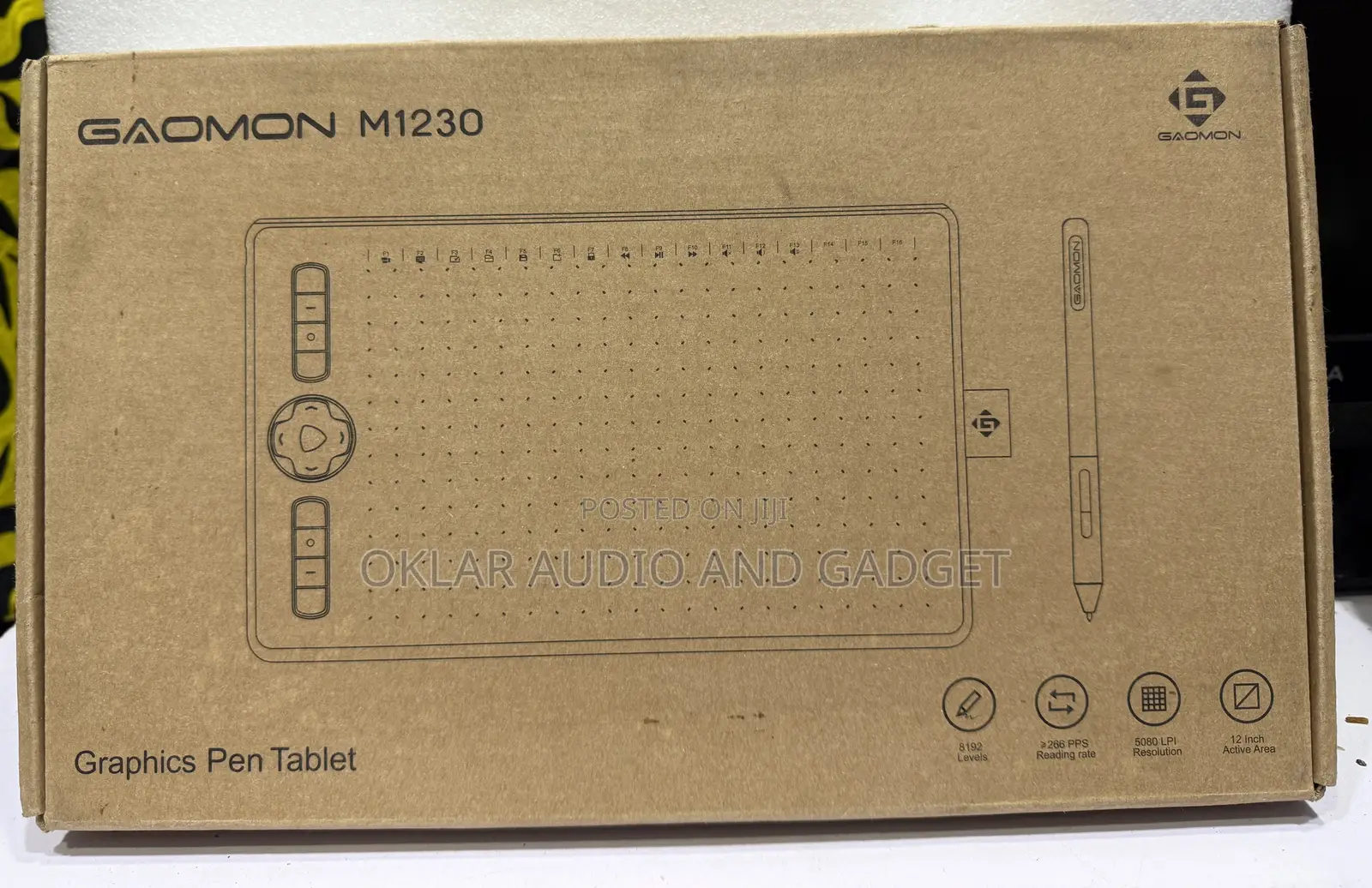 Gaomon M1230 Graphics Drawing Pen Tablet