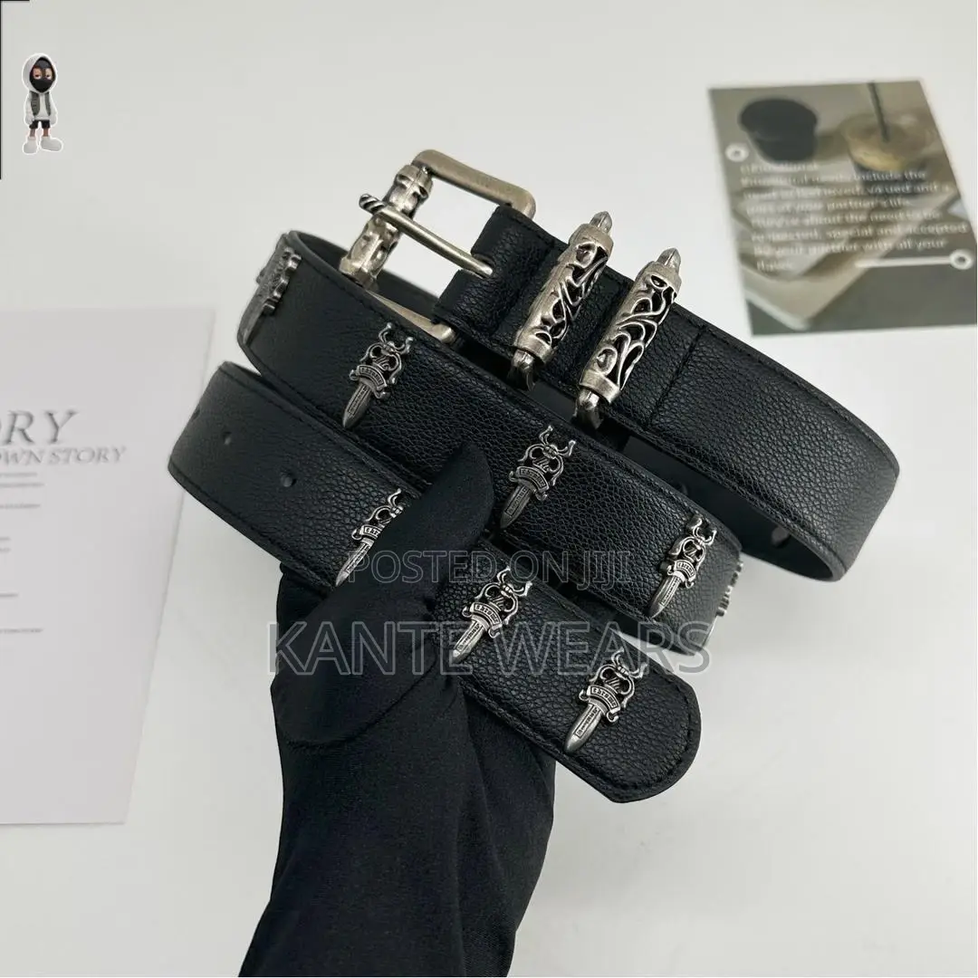 High Quality Chrome Heart Belts