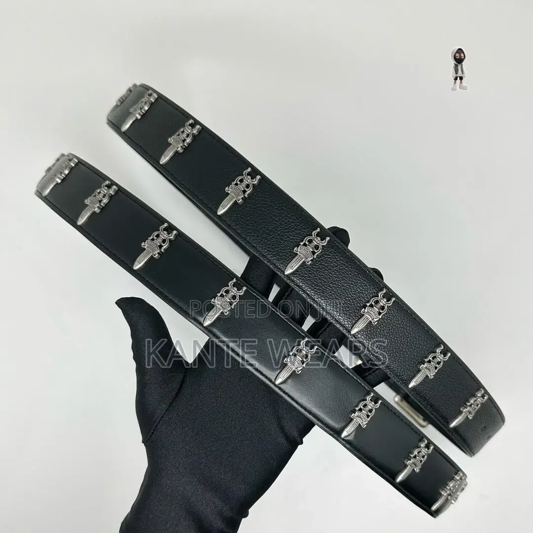 High Quality Chrome Heart Belts