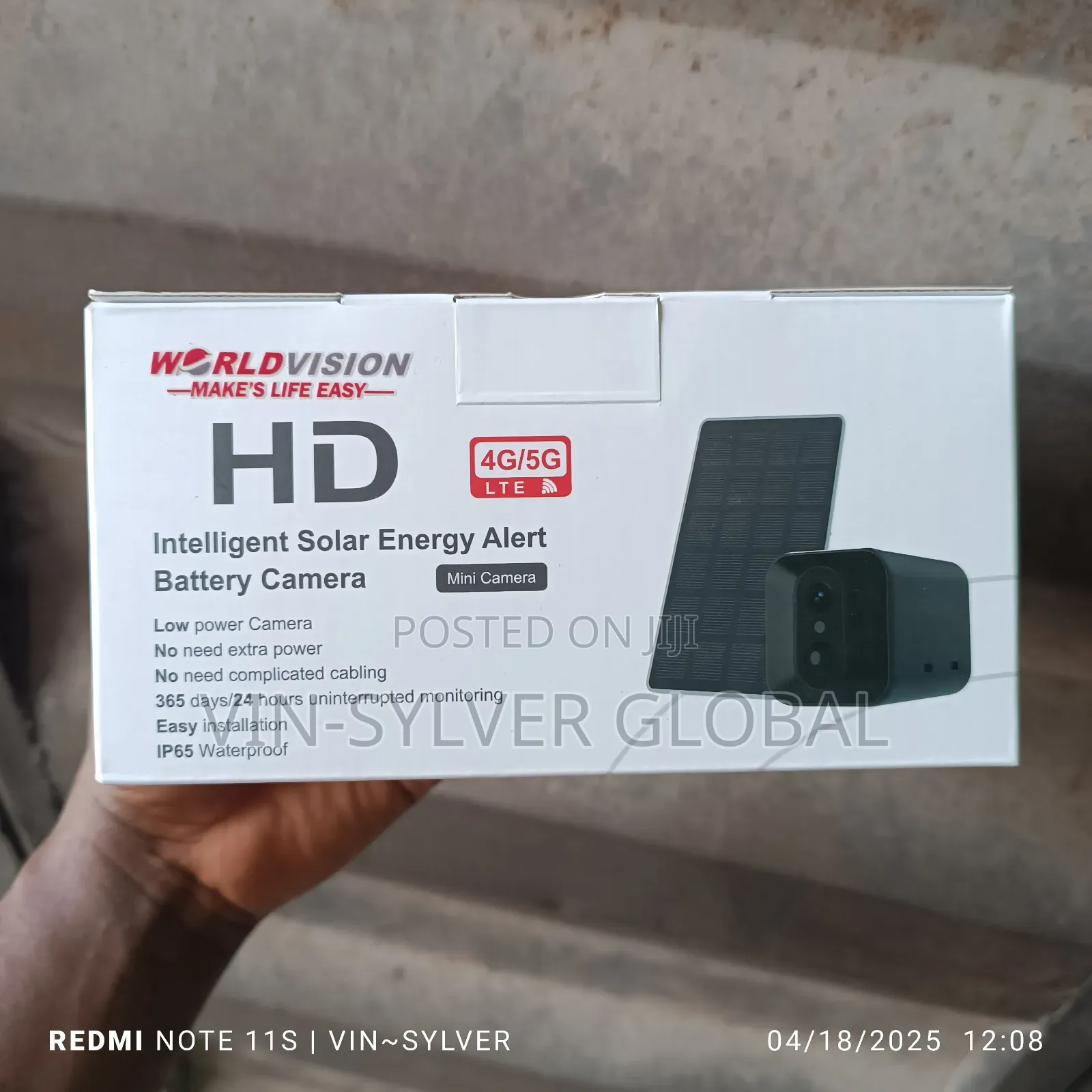Small Solar Powered CCTV Camera 4g Indoor Hidden