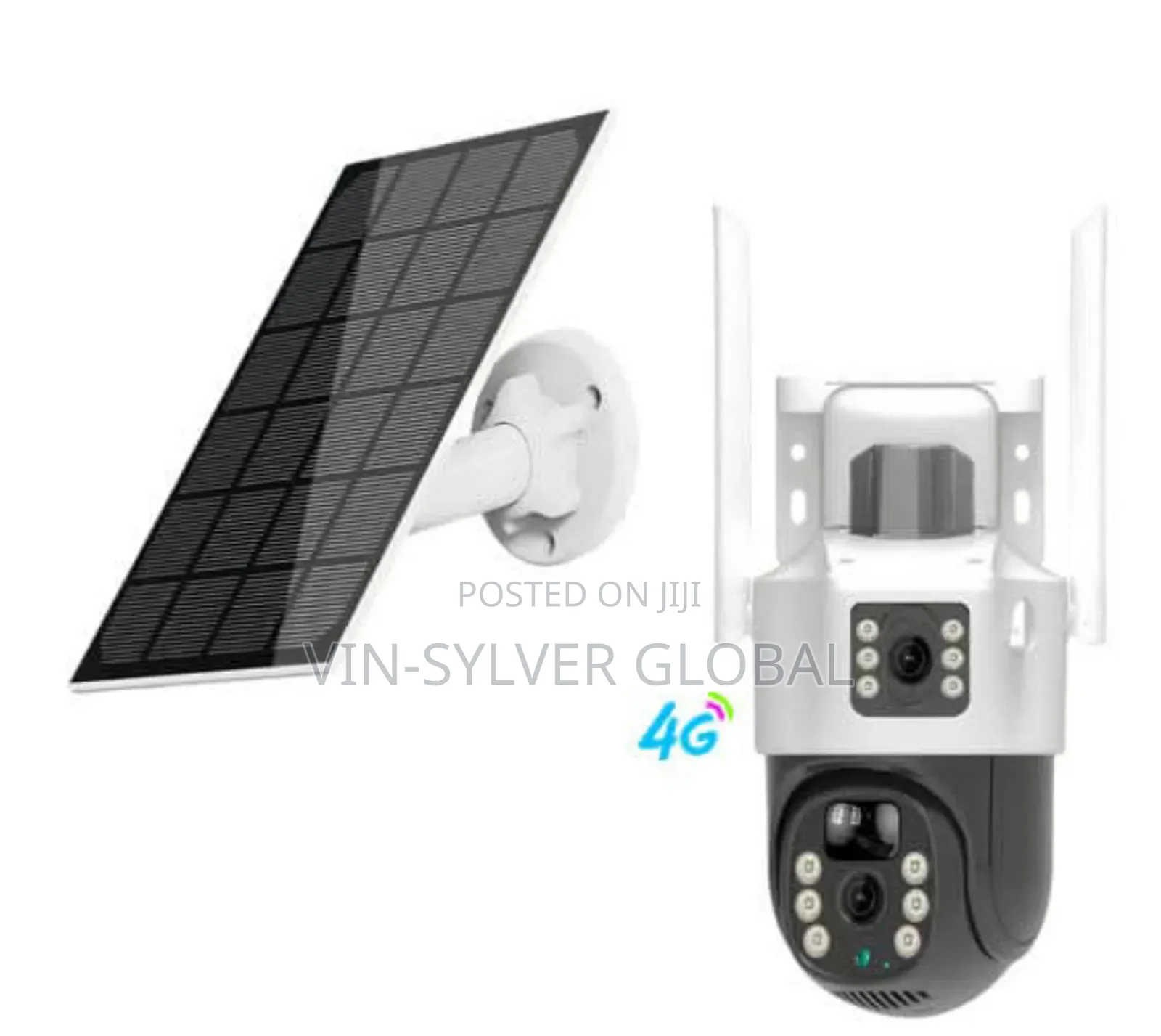 Standard Solar Powered CCTV Camera 4g Simcard