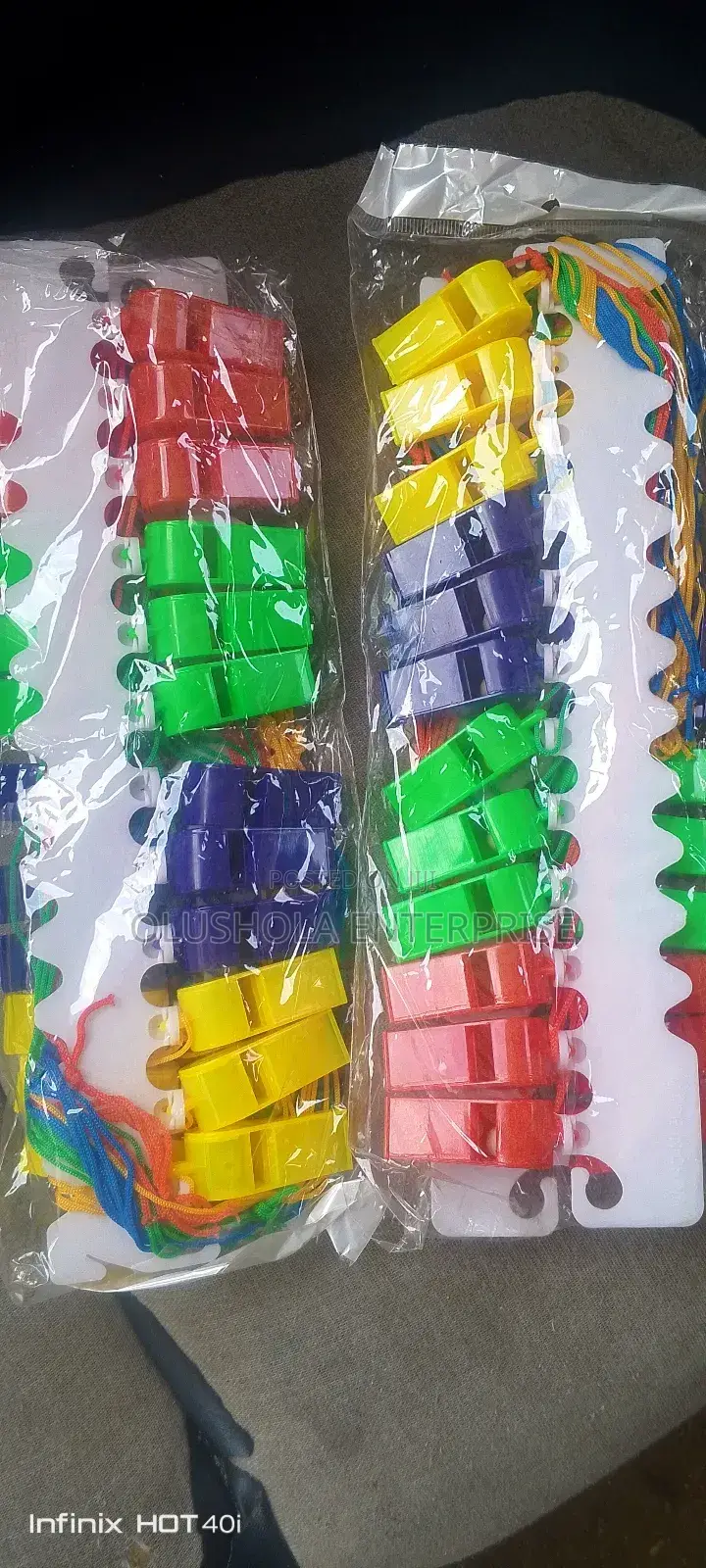 Whistle Plastic With Different Colors