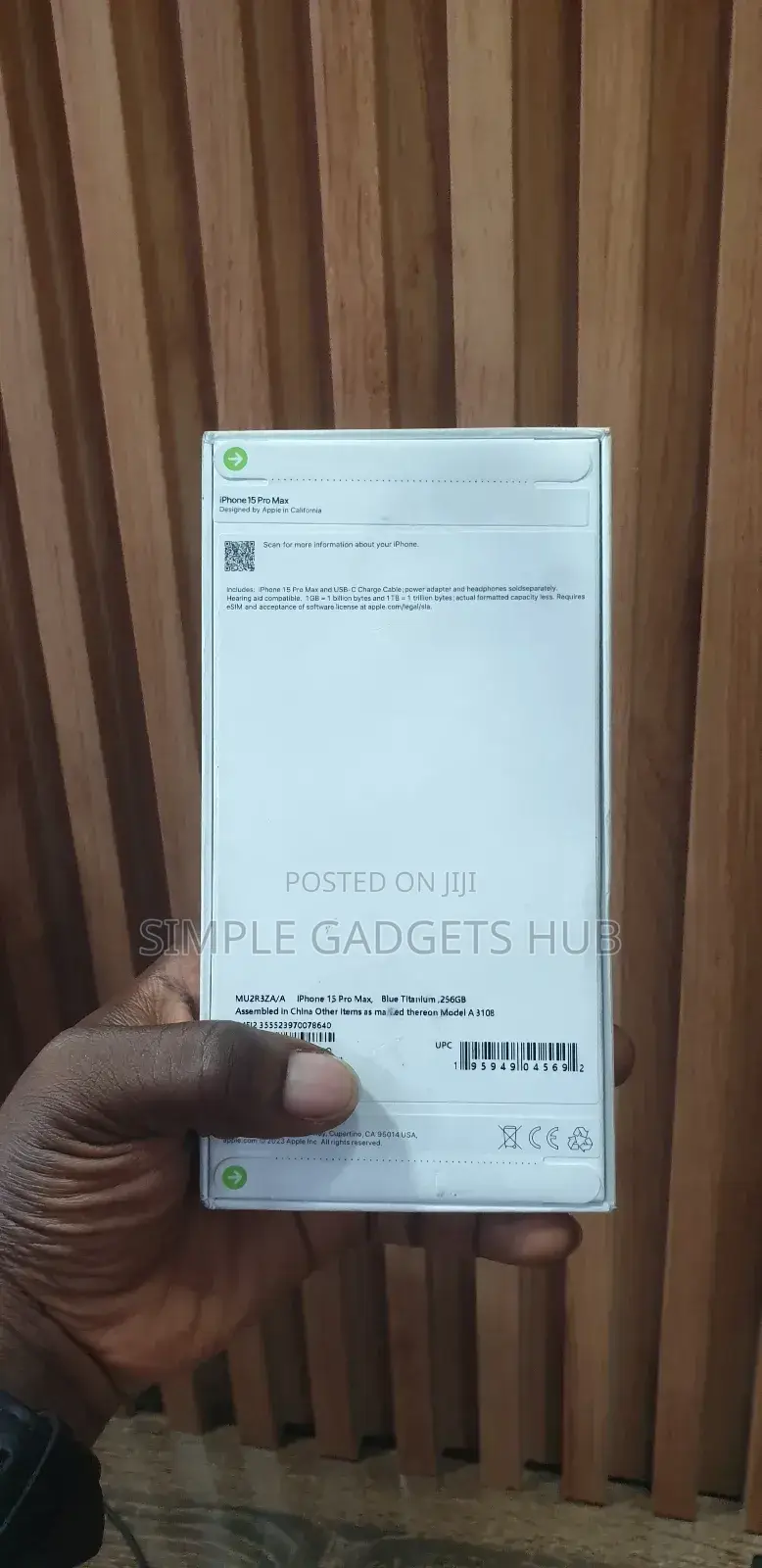 New Apple iPhone 15 Pro 256 GB Blue