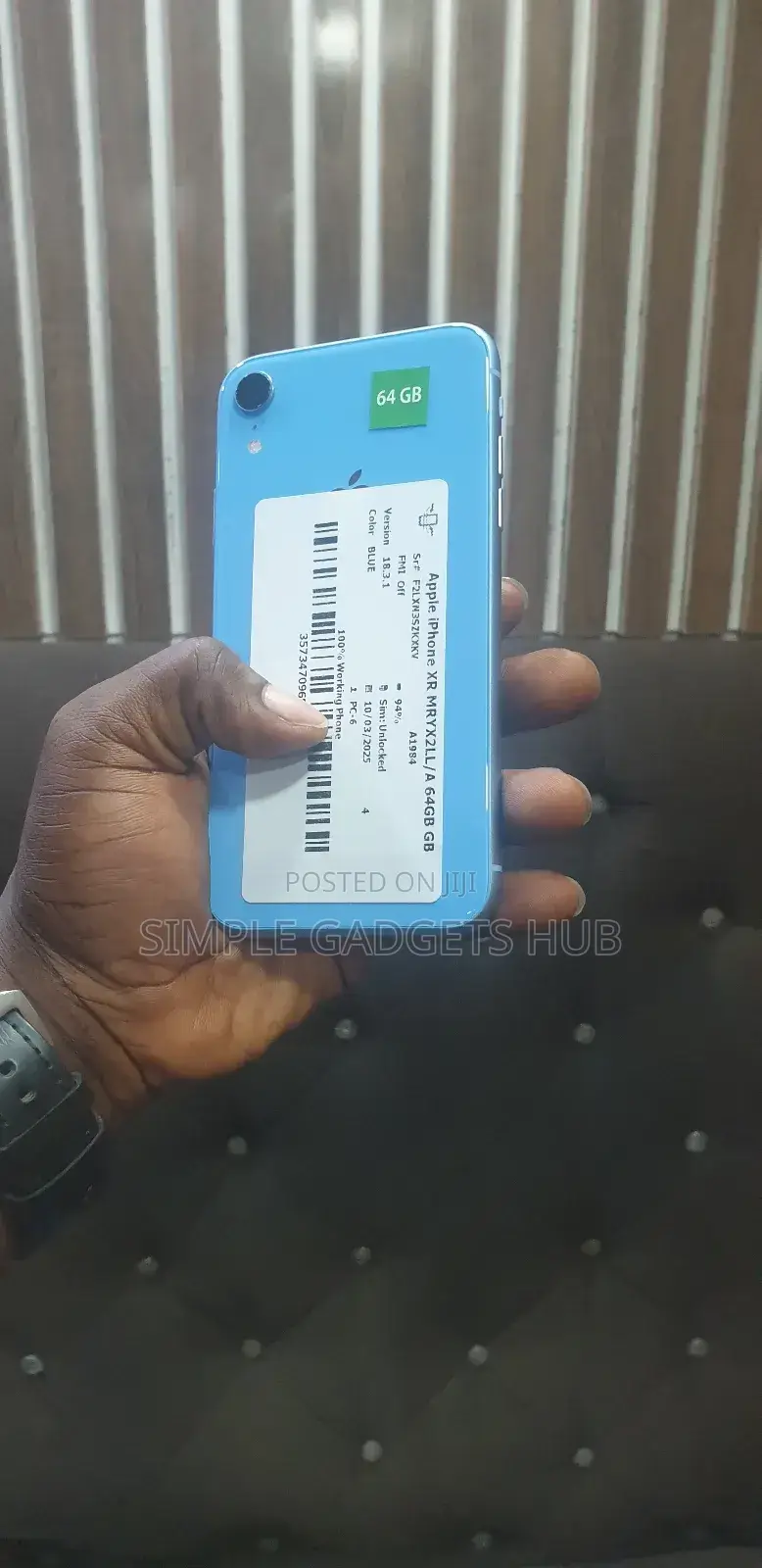 New Apple iPhone XR 64 GB Blue