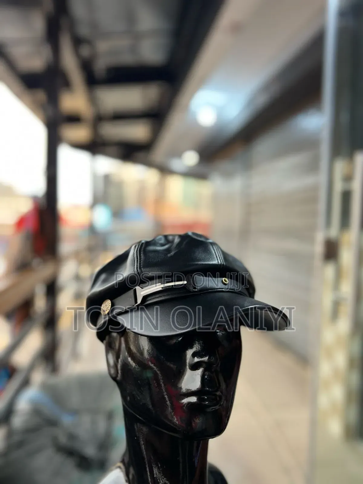 New Design Leather Cap. (Captain Leather Cap)