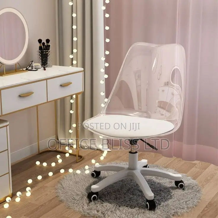 Home and Studio Ergonomic Transparent Chair