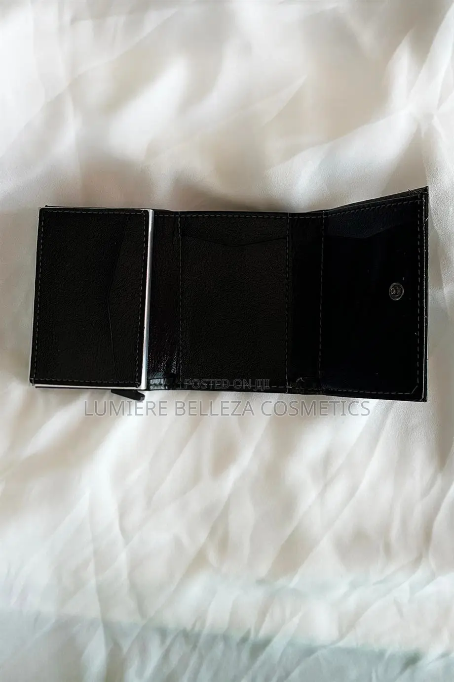 Green Leather Automatic Wallet/Card Hold