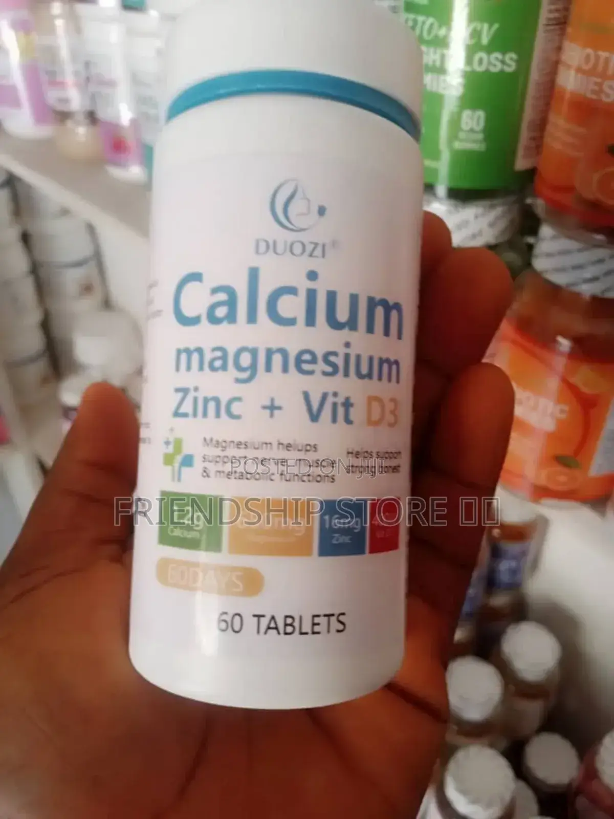Calcium Magnesium Zinc Plus Vitamin D