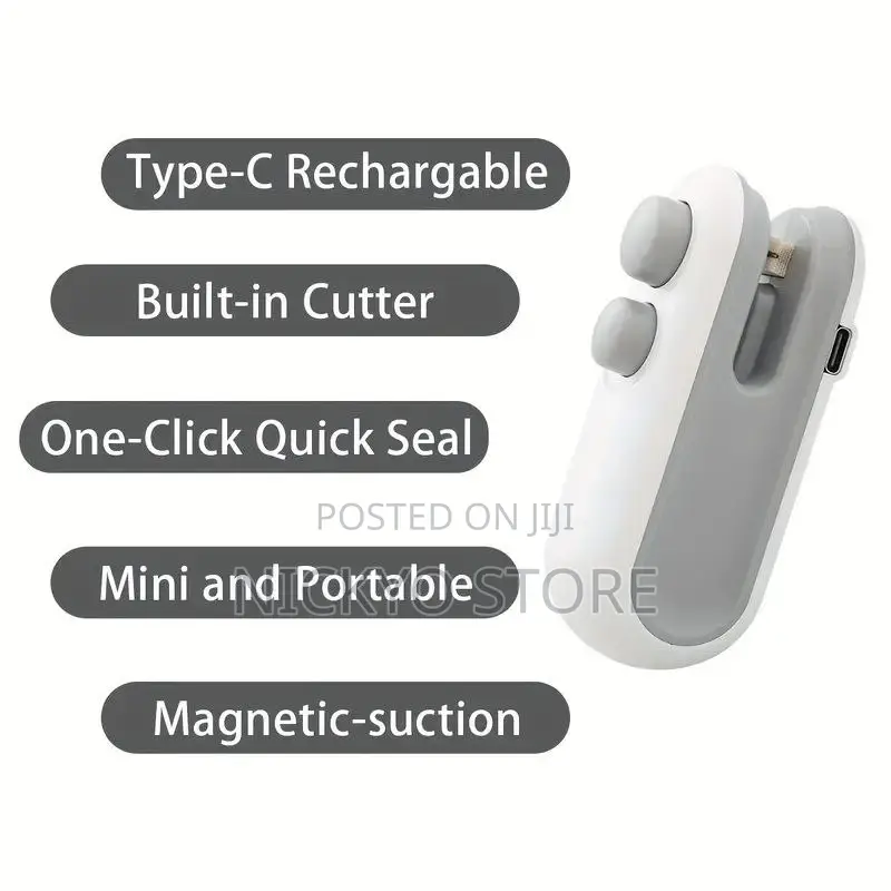 2 in 1 Usb Rechargeable Chip Bag Sealer