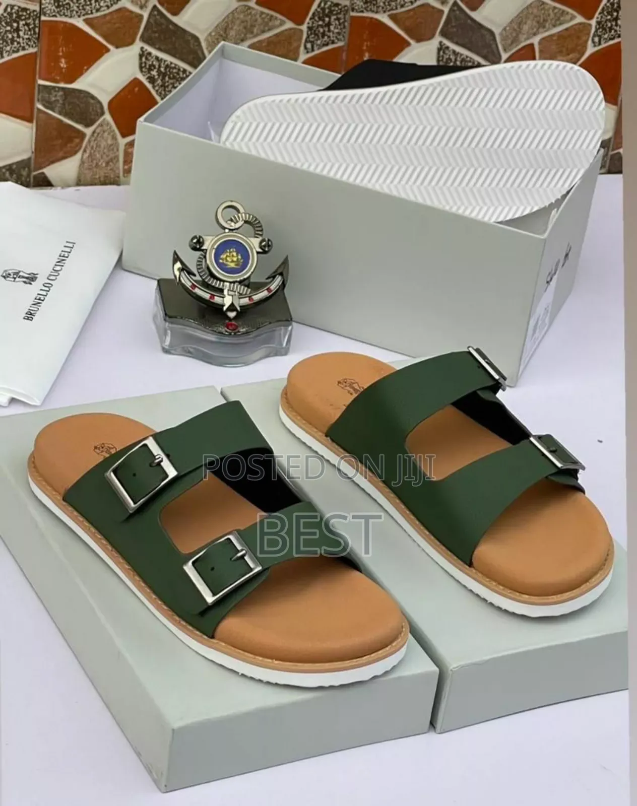 Brunello Cuncinelli Slide Slippers