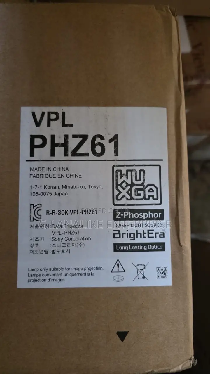 Sony VPL-Phz61 6400 Lumens Wuxga Laser Projector