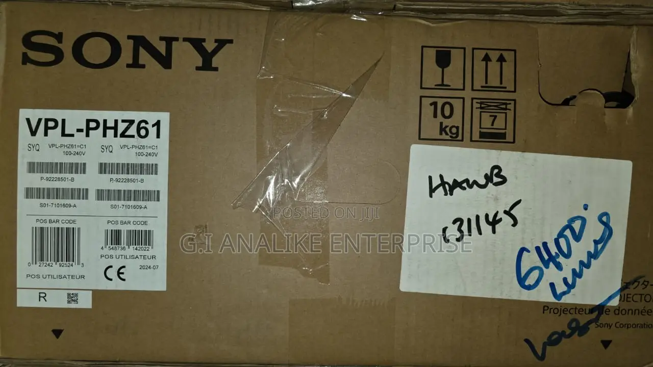 Sony VPL-Phz61 6400 Lumens Wuxga Laser Projector