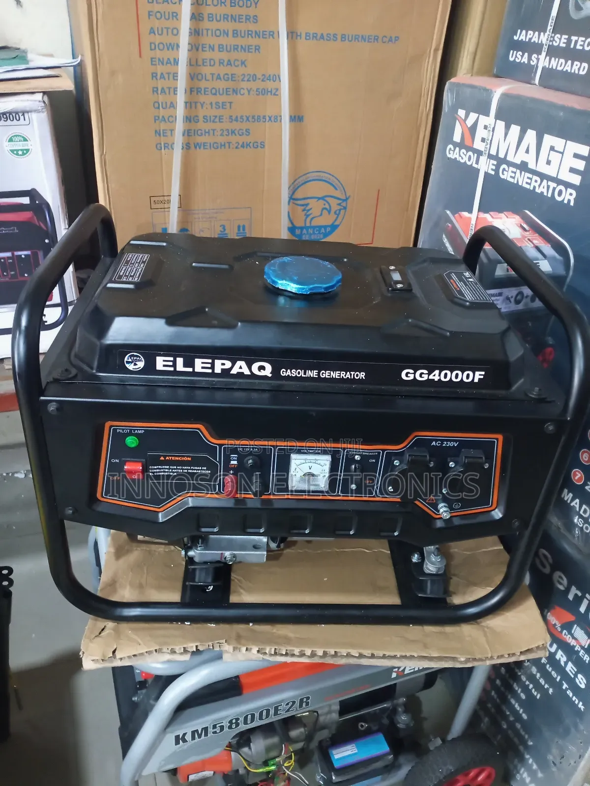 Elepaq Manual Generator 4kva