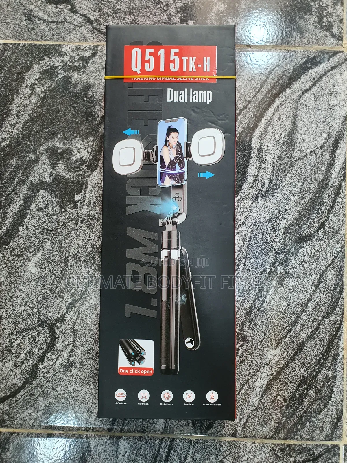 Brand New Q515tk Tracking Ai Selfie Stick With Dual Lamp