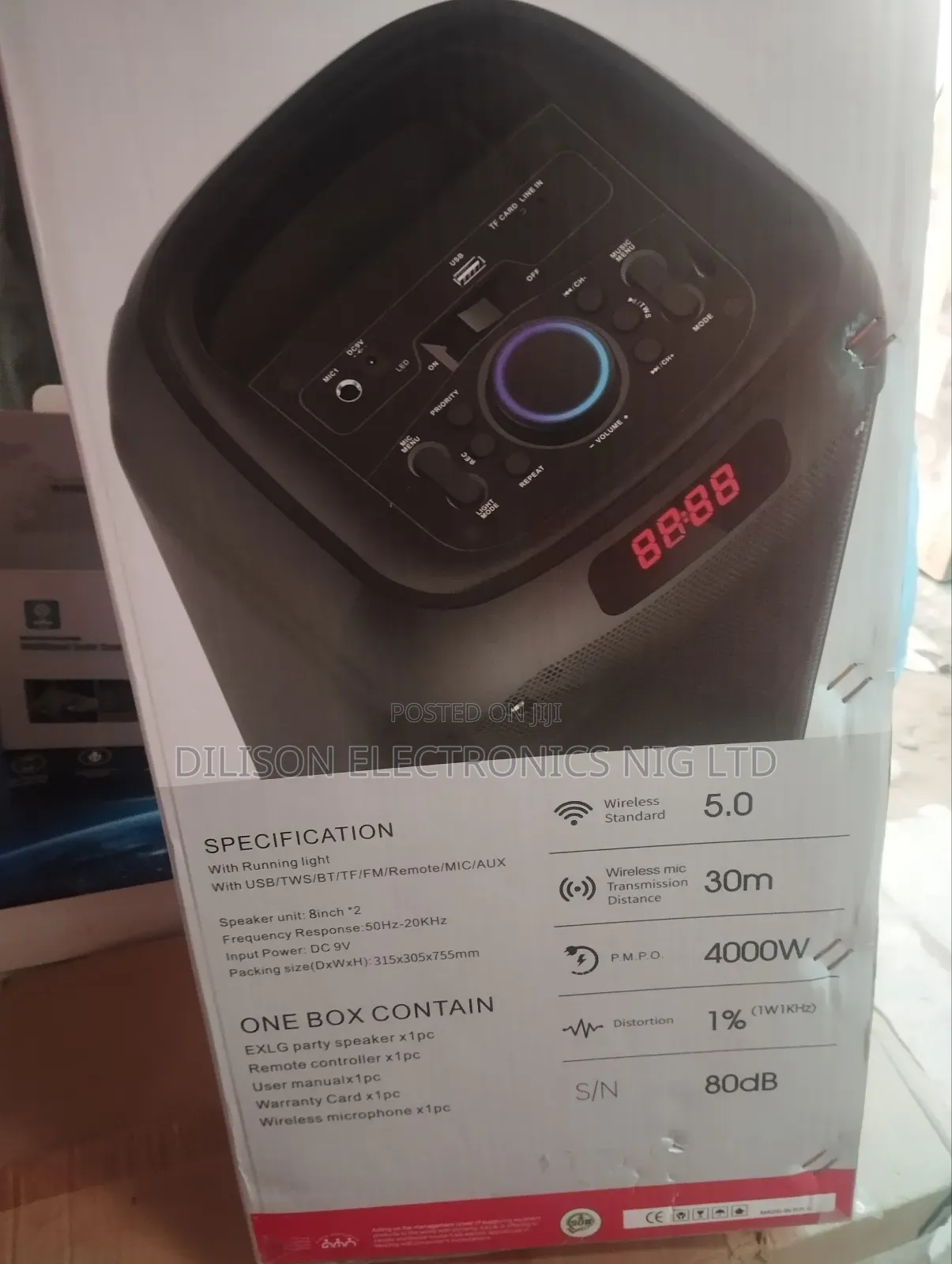Brand New Exlg Rechargeable Bluetooth Home Theatre