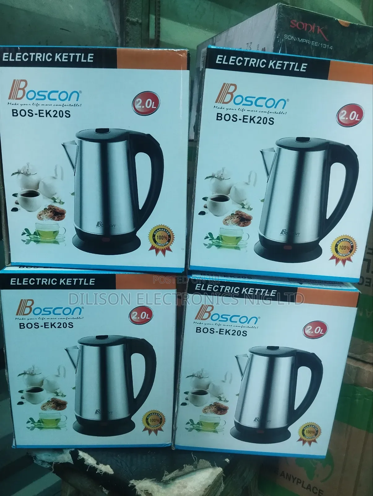 Original Boscon Electric Kettle 2.0l
