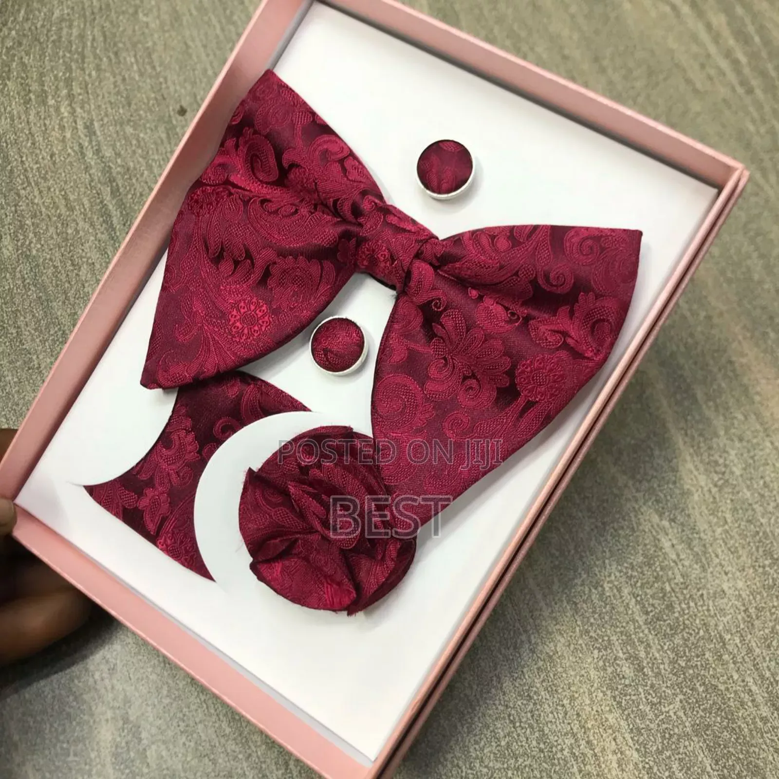 High Quality Material Butterfly Bow Tie Complete 4 in 1 Set
