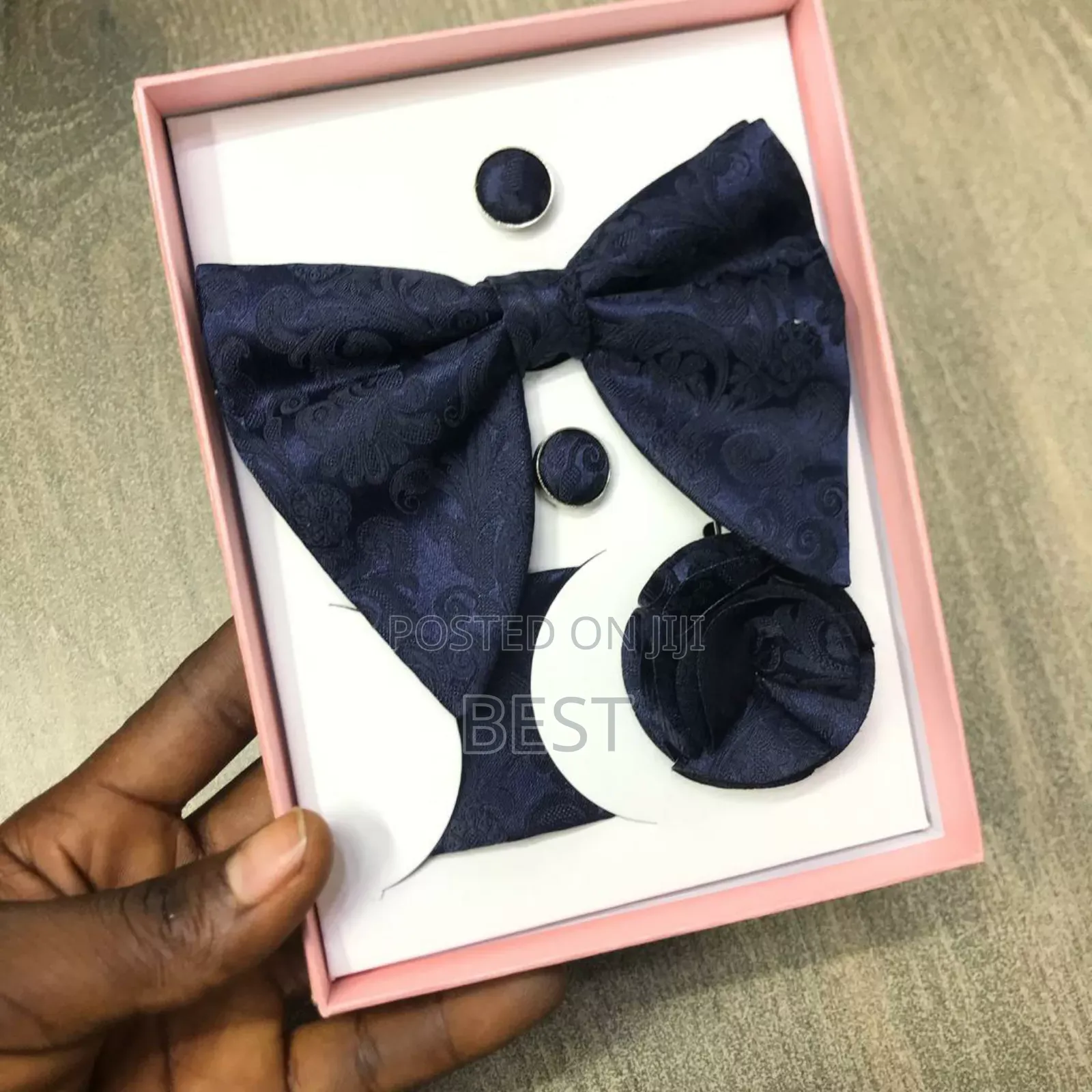 High Quality Material Butterfly Bow Tie Complete 4 in 1 Set