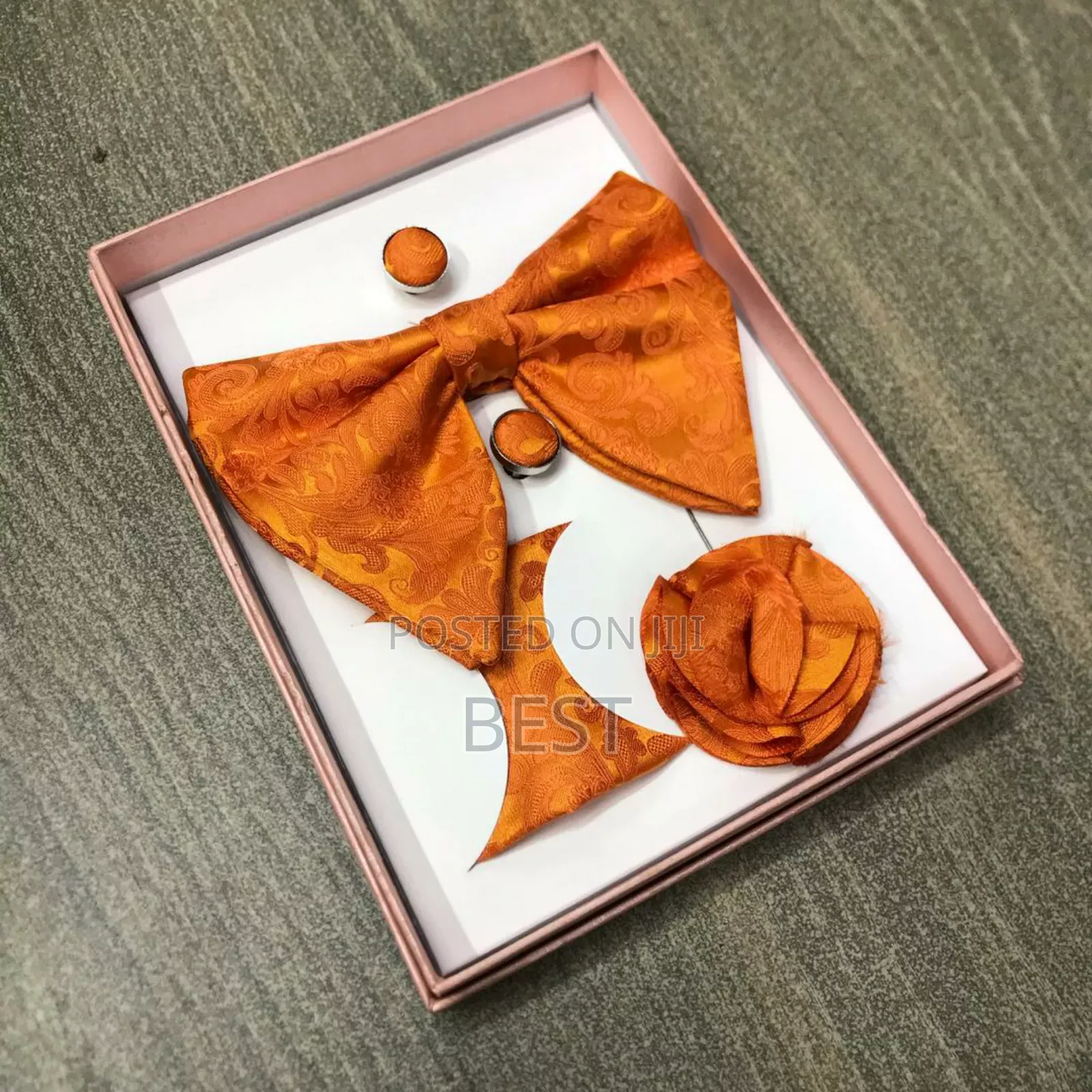 High Quality Material Butterfly Bow Tie Complete 4 in 1 Set