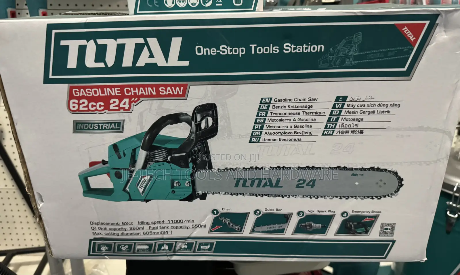 2 Stroke Total Chainsaw 63cc 24”