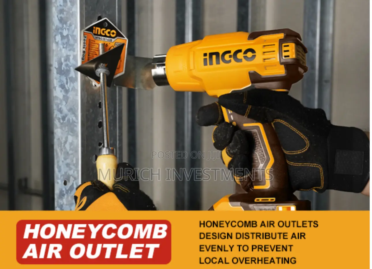 Cosli240489 Cordless 20v Combo Kit (Impact Wrench + Heat Gun