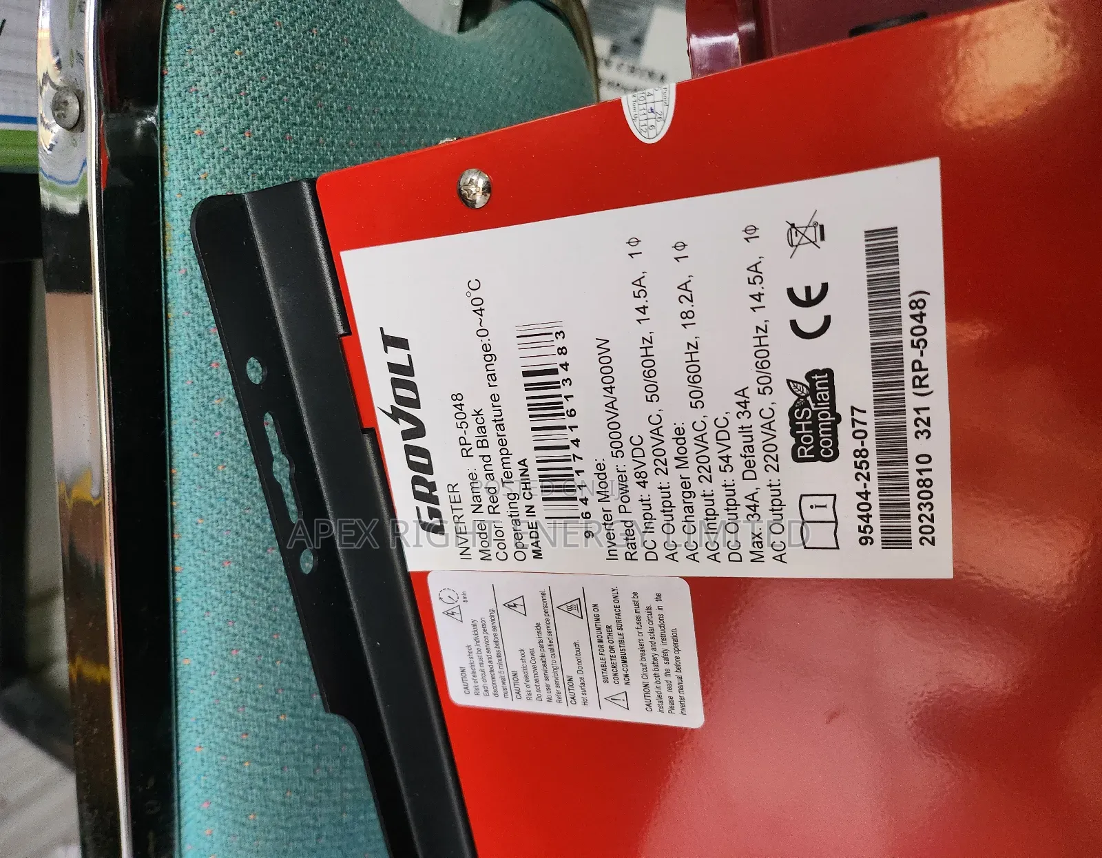 5kva Ricco Grovolts Inverter 48volts